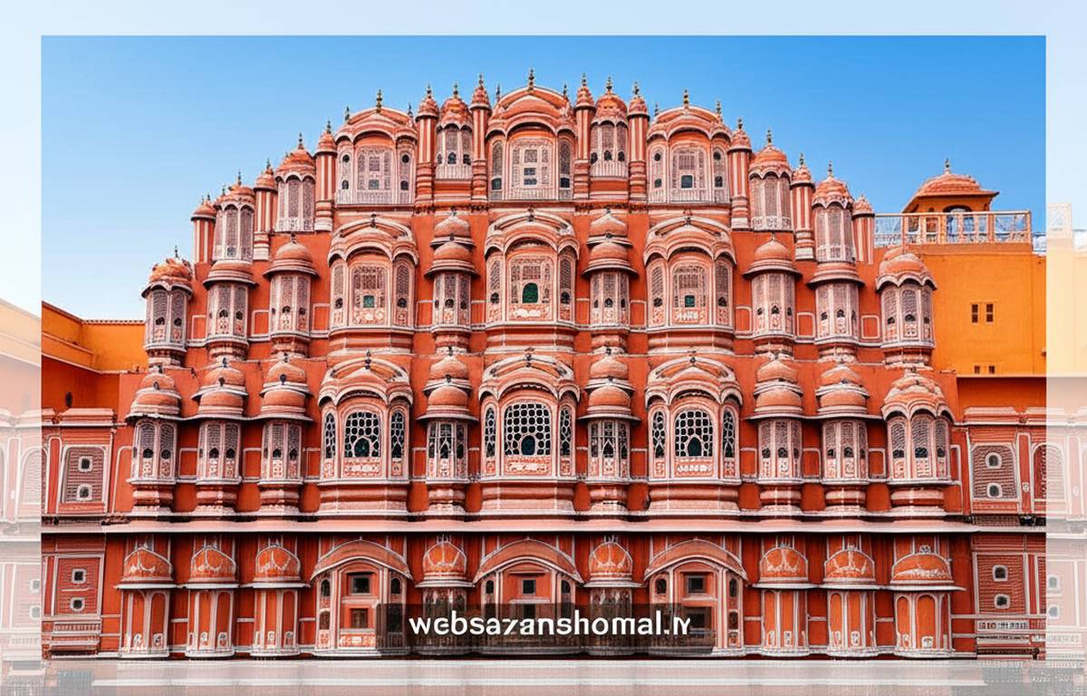 قصر هوا محل در جیپور Hawa Mahal