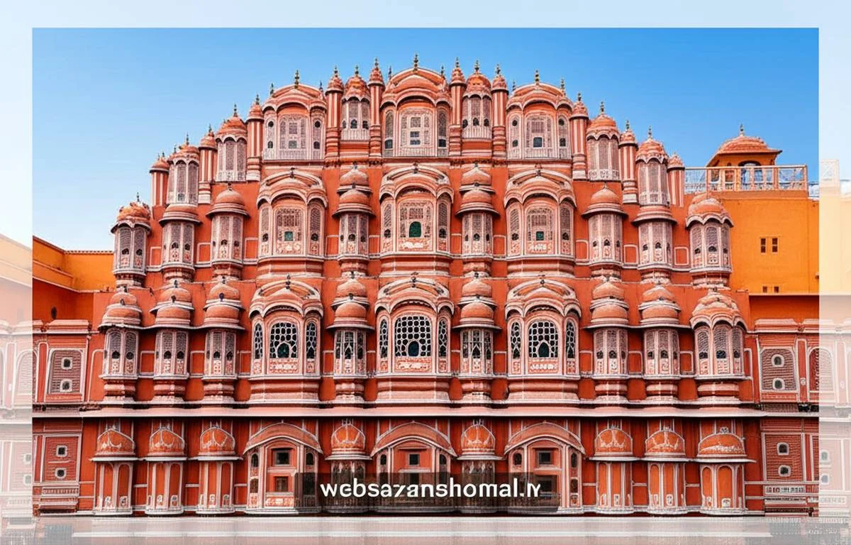 قصر هوا محل در جیپور Hawa Mahal