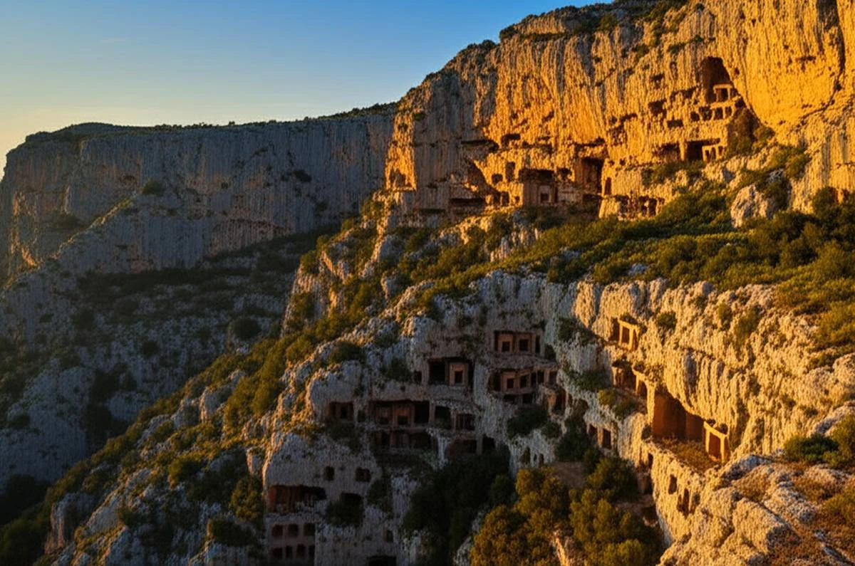 قبرستان عجیب پانتالیکا در سیسیل ایتالیا