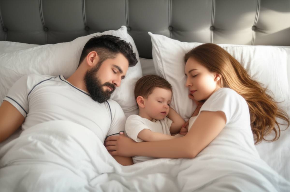 حکم خوابیدن بچه بین پدر و مادر از نظر اسلام | پاسخ جامع