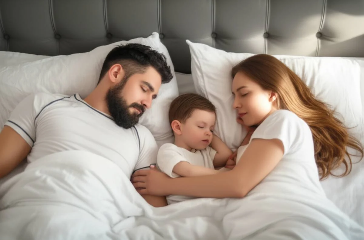 حکم خوابیدن بچه بین پدر و مادر از نظر اسلام | پاسخ جامع