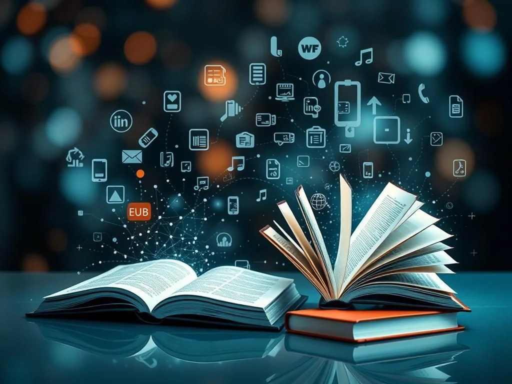 فرمت‌های EPUB، MOBI و PDF در کتاب الکترونیکی